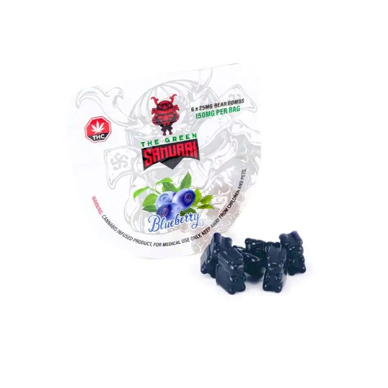 Buy Blueberry Bear Bomb 150mg THC by The Green Samurai Online