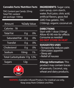 Buy Blueberry Bear Bomb 150mg THC by The Green Samurai Online at Top Shelf BC