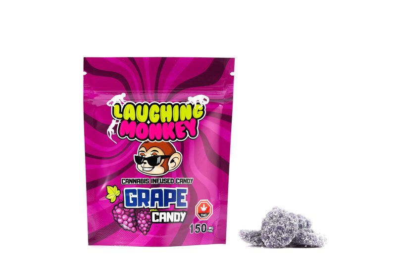 Buy Laughing Monkey Edibles Grape Candy Online at Top Shelf BC