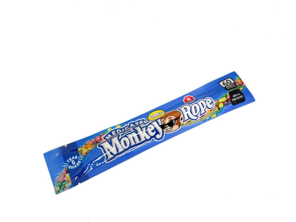 Buy Laughing Monkey Edibles - Ropes (400MG THC) Online at Top Shelf BC