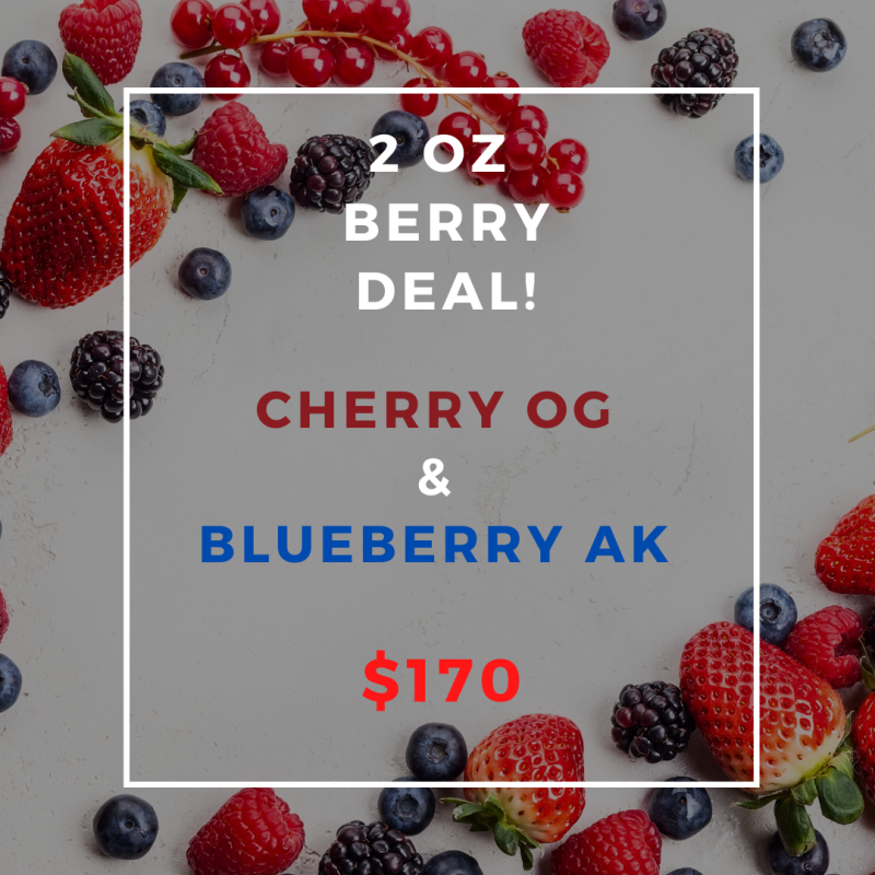 2 OZ BERRY DEAL! Online at Top Shelf BC
