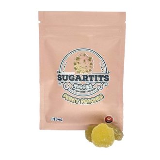 Buy Sugartits THC Infused Edibles – Perky Peaches Online at Top Shelf BC