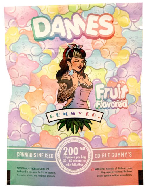 Buy Dames Gummy Co Mixed Fruit 200mg Online at Top Shelf BC