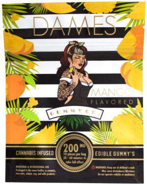Buy Dames Gummy Co Mango 200mg Online at Top Shelf BC