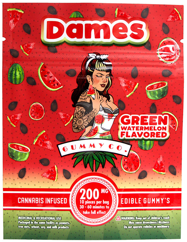 Buy Dames Gummy Co Watermelon 200mg Online at Top Shelf BC