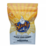 Buy Sticky Icky Sour Peach Bombs 150mg THC Online at Top Shelf BC