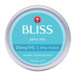 Buy Bliss Edibles – Party Mix Gummies (250mg THC) Online at Top Shelf BC