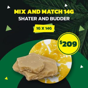 Mix and Match Shatter/Budder 28g (4 x 7G)