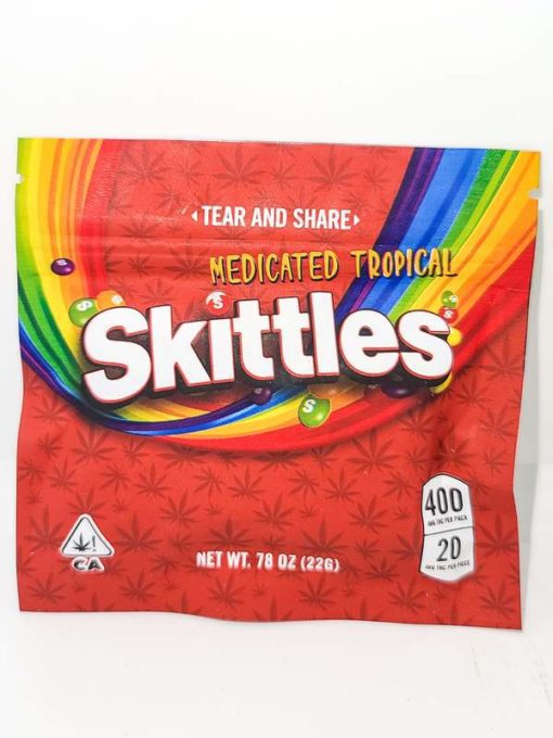Buy Medicated Tropical Skittles 400mg THC Online at Top Shelf BC