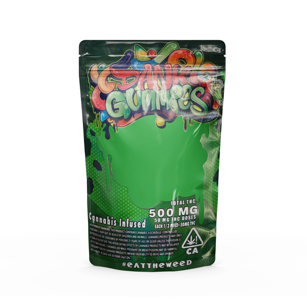 Buy Dank Gummy Worm Gummies 500mg THC Online at Top Shelf BC