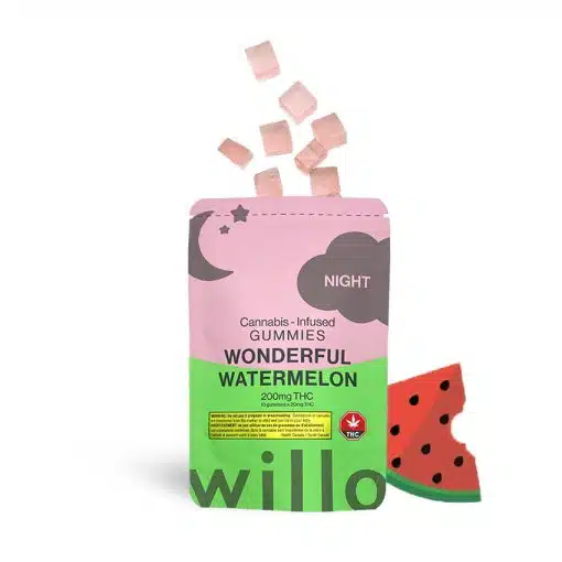 Willo Wonderful Watermelon 200mg THC Gummies