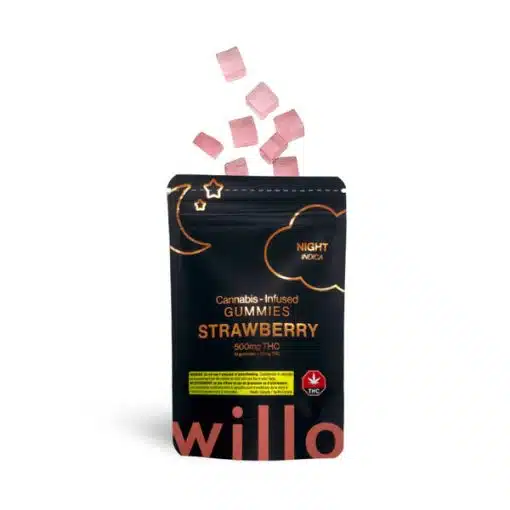 Willo Strawberry 500mg THC Gummies