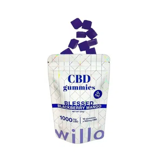 Willo Blessed Blackberry Mango 1000mg CBD Gummies