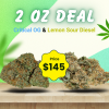 2 Oz Deal – Critical OG + Lemon Sour Diesel